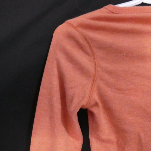 TNA | xs - extra small | Orange V-Neck Long Sleeve Top - Picture 9 of 14